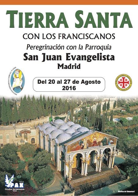 Peregrinación Tierra Santa - Hoja